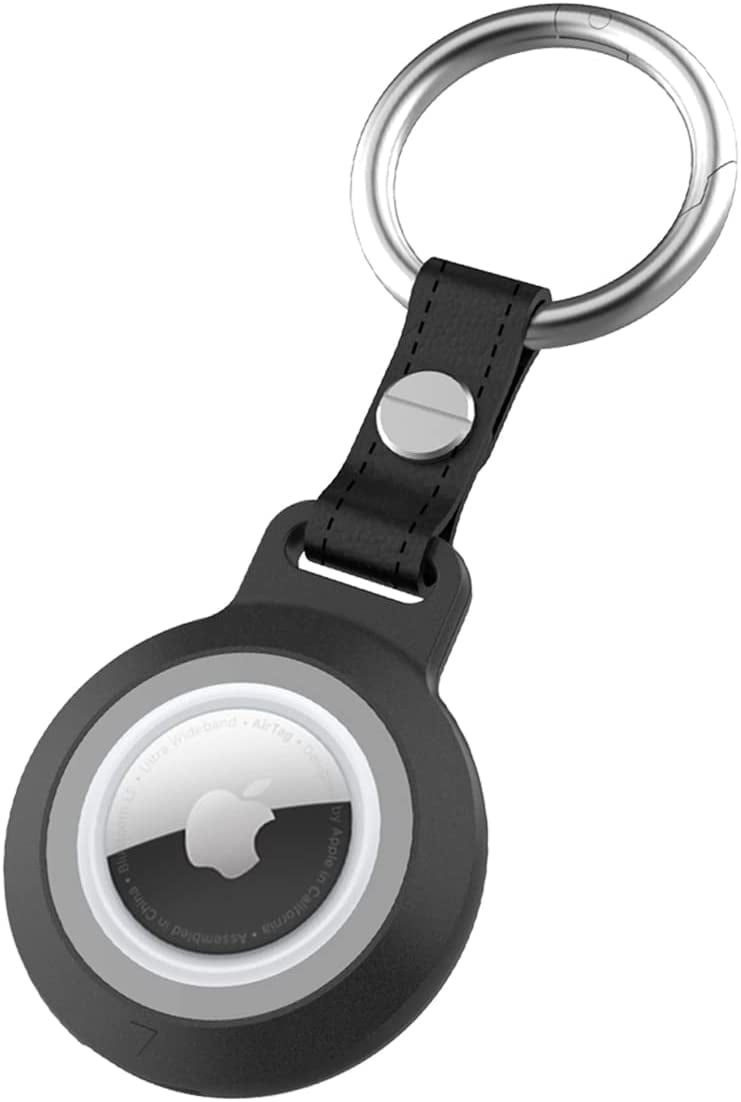 LeYi Coque pour Apple AirTag Tracker avec Porte Clé Anti-Perte(4
