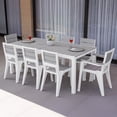 thumbnail image 1 of Juego De Comedor Exterior 8 Puestos Tipo Madera silver, 1 of 5