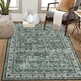 thumbnail image 5 of Washable Area Rugs 10x13 Large for Living Room, VintageFloor Carpet with Non-Slip Backing, Low Pile, for Playroom Nursery Room(Green), 5 of 7