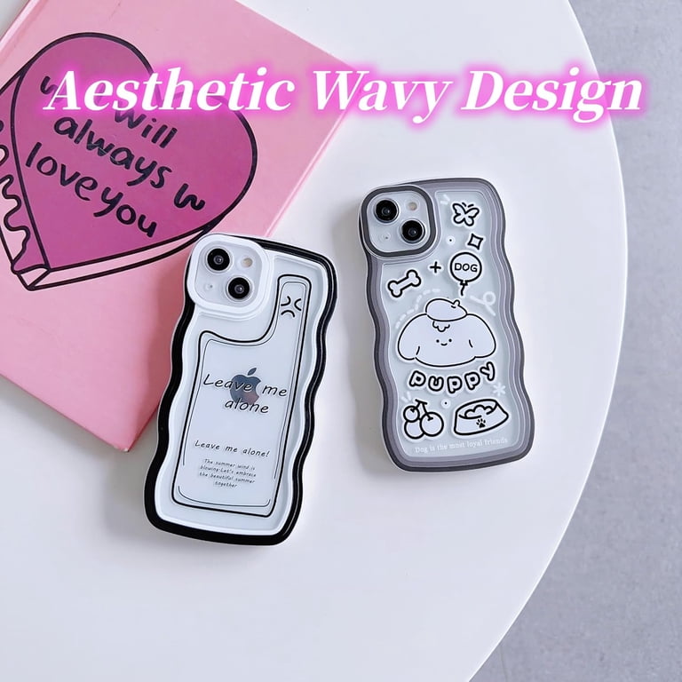 モダンかわいい13 Compatible with iPhone 13 Case Clear with Design for Men Women