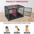 Jhsomdr 42 inch Heavy Duty Large Indestructible High Anxiety Dog Crate