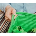 thumbnail image 5 of Minecraft Green Creeper Woven Cotton Rope Hamper Storage Basket, 5 of 6