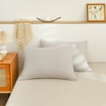 thumbnail image 3 of Move Over Grey Pillowcases Queen, Zipper Closure Pillow Cover Set of 2, Microfiber Pillow Cases, 2 Pack, 3 of 7