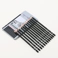 thumbnail image 6 of SagaSave 12Pcs Sketch Pencils with Metal Box Professional Pencil Set for Sketching Painting Doodling Black, 6 of 7