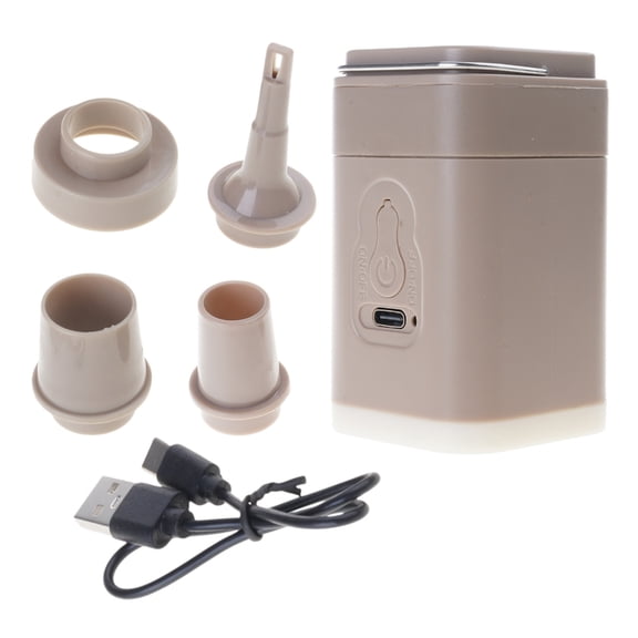 Small Airs Mattress Pump with Light Fast Inflate Deflate Pump Electric Airs Pump to Inflate Deflate for Pool Float