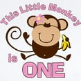 thumbnail image 2 of CafePress - Little Monkey 1St Birthday Gir Baby Light Bodysuit - Baby Light Bodysuit, Size Newborn - 24 Months, 2 of 4