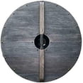 thumbnail image 3 of Viking 24" German Humpback Shield – Rustic Wooden Round Plaque for Medieval Home Decor and Perfect Gifts for Enthusiasts, 3 of 3