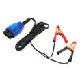 thumbnail image 1 of Économiseur de Données Mémoire de Voiture, OBD2 Économiseur de Données Mémoire de Voiture Adaptateur de Câble d'Alimentation d'Urgence Universel avec Clips Rouges Noirs, 1 of 8
