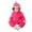1Hot Pink114, variant on XAOFW Kids Romper Jumpsuit Adorable Cartoon Dinosaur Print Boys Baby Bodysuit Cute Animal Design Toddler Outfit Long Sleeve Hood Zip Soft Cozy Casual Daily Wear Onesie