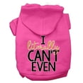 thumbnail image 4 of Pet Dog  Cat Hoodie Screen Printed, "I Literally Can't Even", 4 of 10