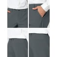 thumbnail image 6 of Lars Amadeus Men's Cropped Pants Slim Fit Flat Front Ankle-Length Dress Pants, 6 of 6