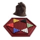 thumbnail image 2 of Juego de estrategia clásico de damas chinas de madera para mayores de 6 años, regalos de Navidad para fiestas, juegos de mesa de 13,78 pulgadas canicas de colores sólidos, 2 of 9