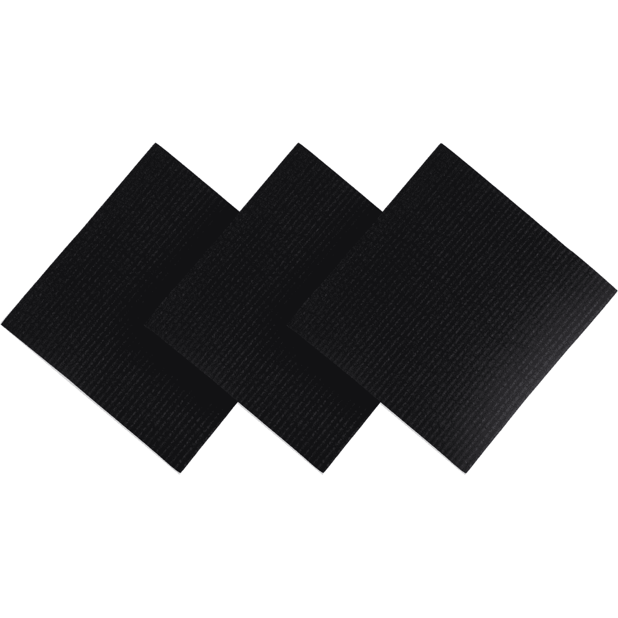 HAPPY SiNKS Reusable Black Swedish Dishcloths 6.7 x 7.9 in (3 Count)
