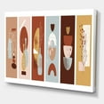 thumbnail image 3 of Designart ' Compostion Minimalistic of Organic Shapes V ' Modern Canvas Wall Art Print, 3 of 4