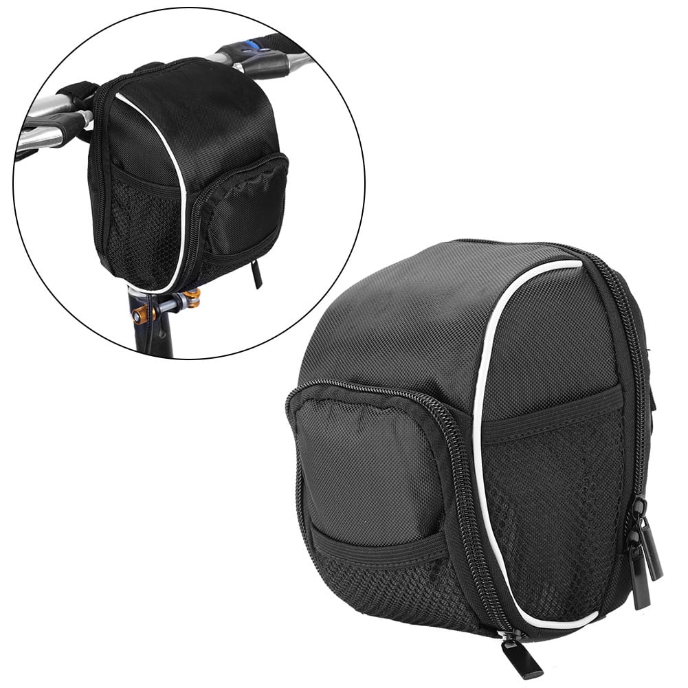 WALFRONT Black Multi-function Quick Release Bicycle Cycling Front Frame Tube Handlebar Bag Pouch , handlebar bag, bike handlebar bag