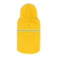 thumbnail image 3 of Pet Dog Waterproof Raincoat with Reflective Strip Hoodie  Rain Poncho Jacket for Dogs Small Large Dogs Rain Coat Waterproof Jacket  Yellow 2XL, 3 of 15
