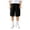 Black, variant on TIREOW Boys Mid Length Cargo Denim Shorts Casual Elastic Waist Trendy Jeans Shorts with Multi-Pockets Summer Thin Outdoor Shorts