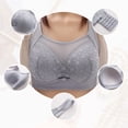 thumbnail image 4 of Women Full Coverage Bra Bra Front Closure Bra for Women Comfort Wireless Full Coverage Womans Sleep Bra, 4 of 9