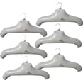 thumbnail image 1 of NewFerU Inflatable Hanger Travel X 6, White Round Shoulder, Portable Folding Clothes Drying Rack with Metal Hook, Space Saving Coat Storage Set Non Slip Foldable for Home Car Camping Indoor Outdoor, 1 of 8