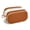 Brown-Tan, variant on Wrangler Western Travel Makeup Bag Portable Large Cosmetic Organizer with Handle, Cow-Brown