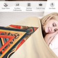thumbnail image 4 of Blanket Rustic Southwest Red Brown Abstract Throw Blankets for Bed Vintage Southwest American Flannel Blanket Warm Plush Home Decor for Bed Couch Chair Living Room Birthday Gift 40"x50", 4 of 6