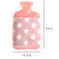 thumbnail image 2 of Hot Water Bottle, Hands-in Hot Water Bag Heating Pad with Soft Plush Cover for Hot Compress, 2 of 5