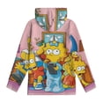 thumbnail image 4 of Simpsons Kid Hoodies Boys Girls 3D Graphic Sweatshirt Long Sleeve Pullover Hoodie Casual Hooded Sweater Coat XL, 4 of 6