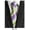 B119, variant on Classic Reimagined Men's Necktie 1 Pack, Using a High-Grade Silk Polyester Material with a Modern Woven Jacquard Stripe Pattern for the Contemporary Business Professional