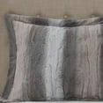 thumbnail image 3 of Madison Park Zuri Full/Queen 4PC Faux Fur Comforter Set - Blush/Grey, 3 of 8
