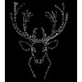 thumbnail image 2 of De Lauzun, Marion  26x29 White Modern Wood Framed Museum Art Print Titled - French Stag Black, 2 of 4