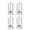 Argent 10cm, variant on 4 Pieces M10 Thread Bed Frame Legs, Table Feet, M10 Adjustable Heavy Duty Sofa Legs, Metal Furniture Legs For Cafe, Beds, Couch, Wardrobes Kitchen Black 15cm