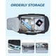 thumbnail image 4 of Bolsa de gimnasio BAGSMART de 35 litros para viajes deportivos con calzado portátil, negra, 4 of 9