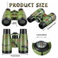 thumbnail image 3 of EIGTHTAIL Binoculars for Kids 3 to 12 Years Old with Compass and Neck String Toddler Educational Toy Binoculars Telescope Strap Lens Gift Set for Camping Adventure Clearance Sale Red, 3 of 7