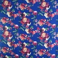 thumbnail image 2 of Zelouf Zs1712T Print Hi Multi Chiffon  , Sewing, DIY, Crafts Fabric by the Yard, 457 Royal/red, 3 Yard, 2 of 2