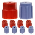 thumbnail image 1 of COOPHYA 20pcs Air Conditioning Service AC System Charging Port Caps Assorted Color Leak-Proof for AC Service, 1 of 7