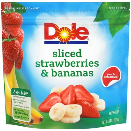 Dole Sliced Strawberries & Bananas, 14 oz