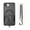 Black, variant on Dteck Crossbody Strap Case for iPhone 16e,iPhone 17e Shockproof Invisible Kickstand Case Compatible with Magsafe Military-Grade Protection Cover with Adjustable Shoulder Lanyard Strap,Pink