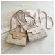 thumbnail image 2 of Xiao Hua Bolso de hombro tejido para mujer, bolso de mano y neceser, elegante bolso de playa de verano, 20,3 x 9,5 x 14 cm (blanco G), 2 of 5