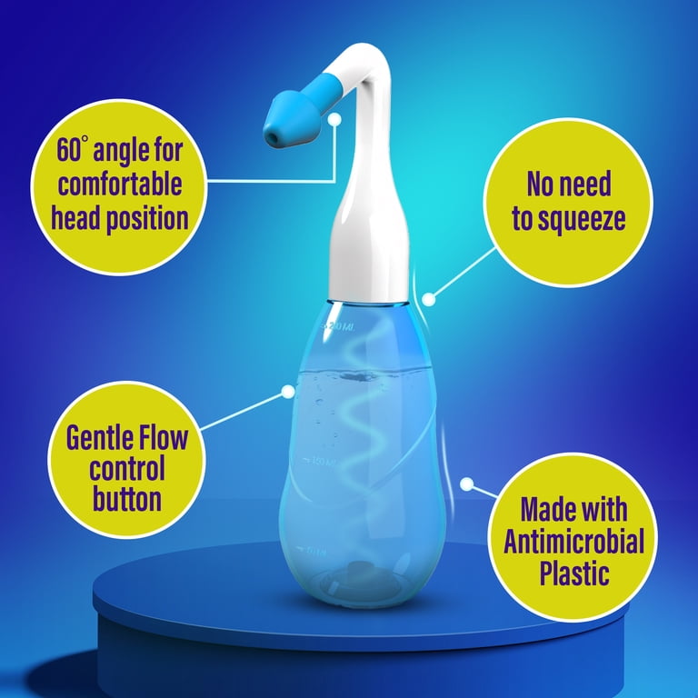Saline Nasal Wash System with 50 Packets photo 4