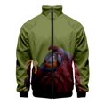 thumbnail image 3 of Chaqueta con cremallera y cuello alto 3D de Monkey Animel para hombre y mujer, chaqueta informal de manga larga, ropa de alta calidad, 3 of 5