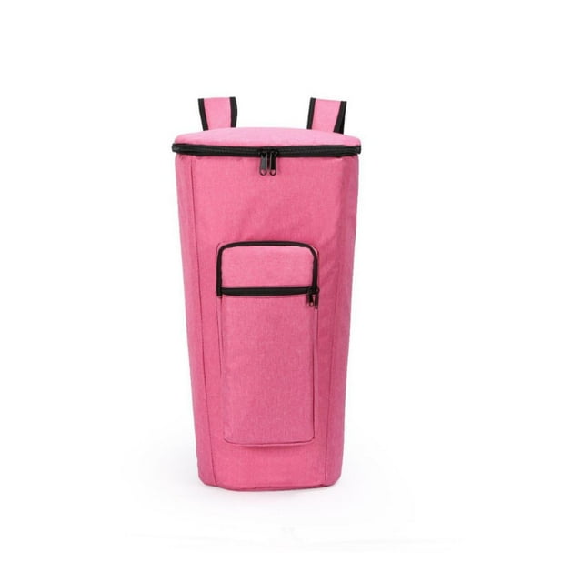Xuanheng Djembe Bag Performance Comfortable Waterproof Zipper African Drum Carry Case 12inch Pink