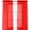 Red, variant on Mocassi (2-Piece) Multipurpose Solid Colored Drapes, Semi-Sheer Window Curtains with 2 inch Rod Pocket, 40 X 84 inches, Red