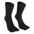 thumbnail image 2 of Unique Bargains 1 Pair Yoga Five Toe Socks Durable Striped High Socks for Women Black, 2 of 6