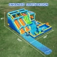 thumbnail image 4 of Bounce House, SaveJoy Inflatable Water Slide Bounce House with Blower, Outdoor Toys Water Park with Extended Slide for Kids Toys for Backyard, 4 of 7