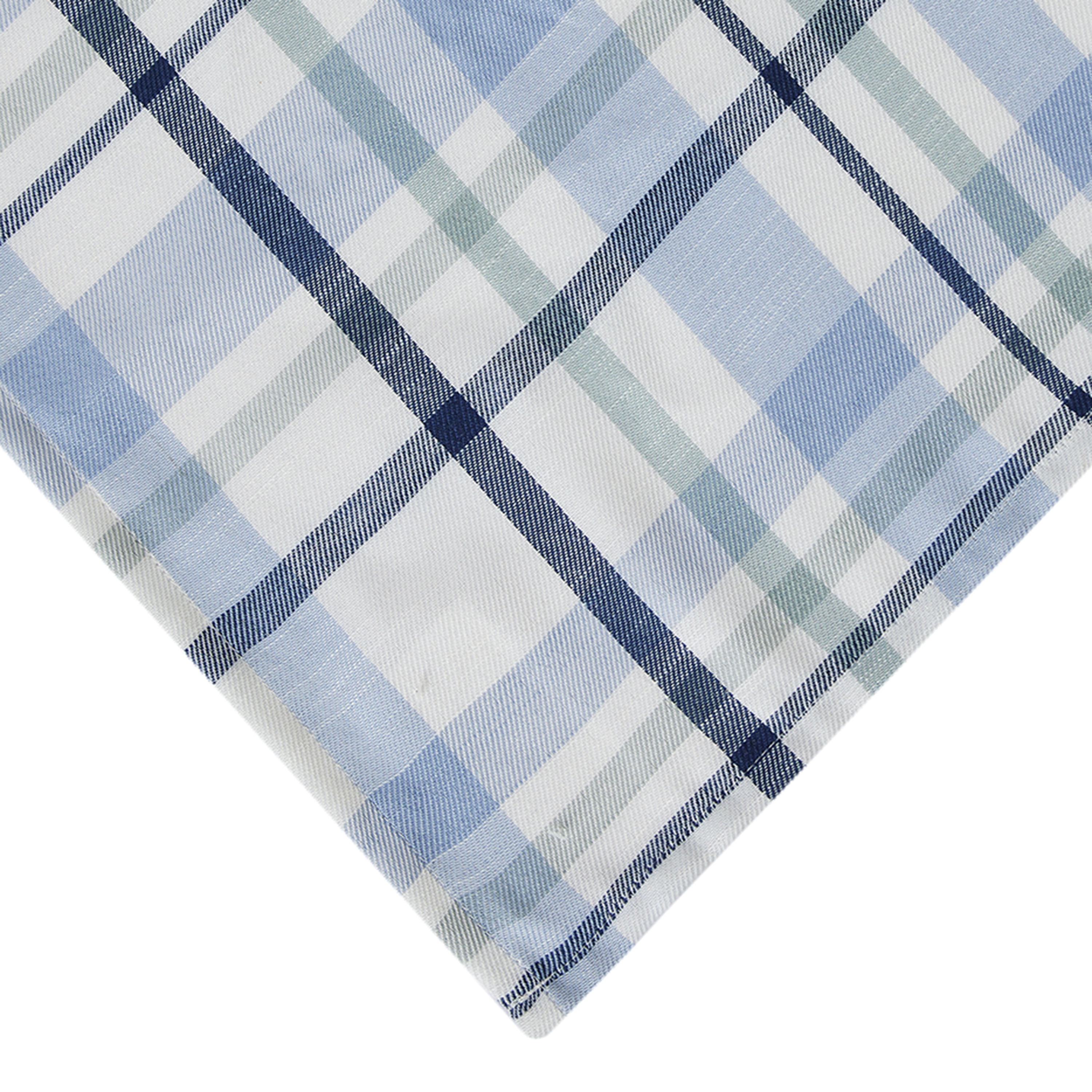 Mainstays Plaid 60” x 84” Tablecloth - Blue Multi - 100% Polyester