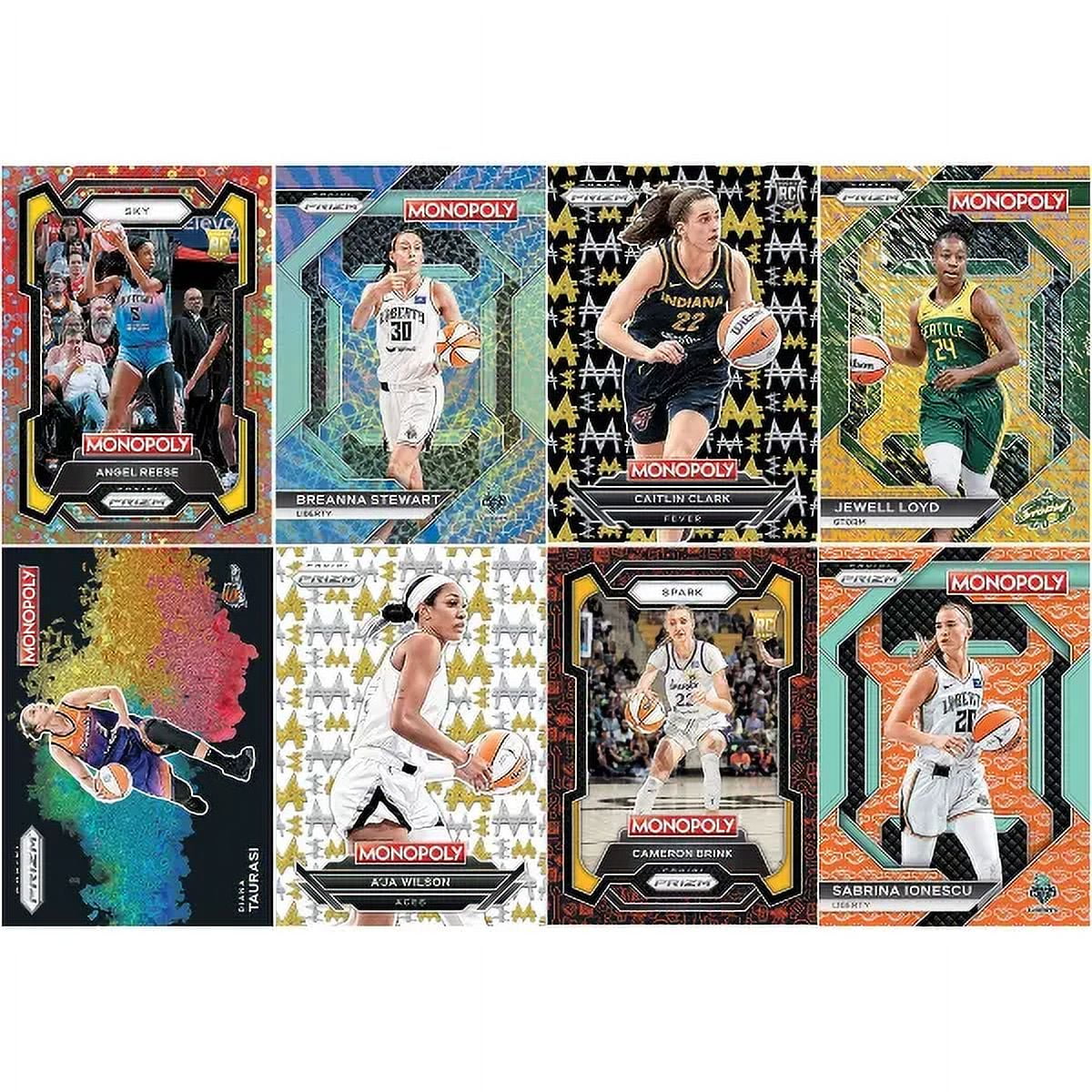 monopoly wnba booster box 2023-24 Panini Prizm Edition Blaster RARE CARDS 2024 Panini Prizm Monopoly WNBA