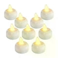 thumbnail image 1 of 1~10PCS Pack Of 6 Flickering Flameless Waterproof Candles Lamp Floating On Water Led Plastic Battery Operated Tea Lights For, 1 of 5