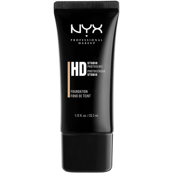 4 Pack - NYX Professional Makeup HD Studio Photogenic Foundation-HDF, [104] Sand Beige 1.12 oz