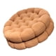 thumbnail image 5 of Cojín de galletas, cojín de asiento con relleno de algodón PP, suave y transpirable, para dormitorio, mesita de noche, 450g, albaricoque, 5 of 10