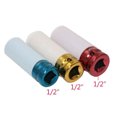 thumbnail image 2 of yeacher Wheel Nut Thin Wall Deep Impact Socket Set 17 19 21mm, 2 of 8